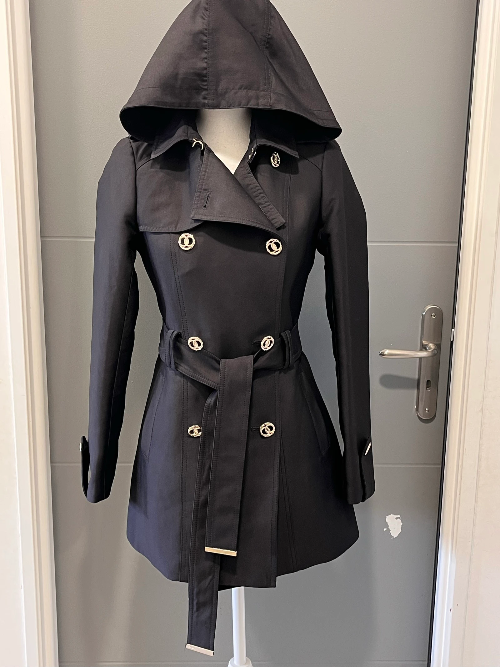 Trench noir Morgan / 222-GEDEO T34